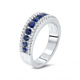 blue diamond ring